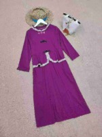 Clearance Stock Lot: 120 Pcs Spring Autumn Chinese Style Elegant Evening Banquet Dress, Magenta - Image 7