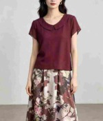 859 Pieces Floral Patchwork Linen Chiffon Dresses Wholesale Stock Lot - Image 6