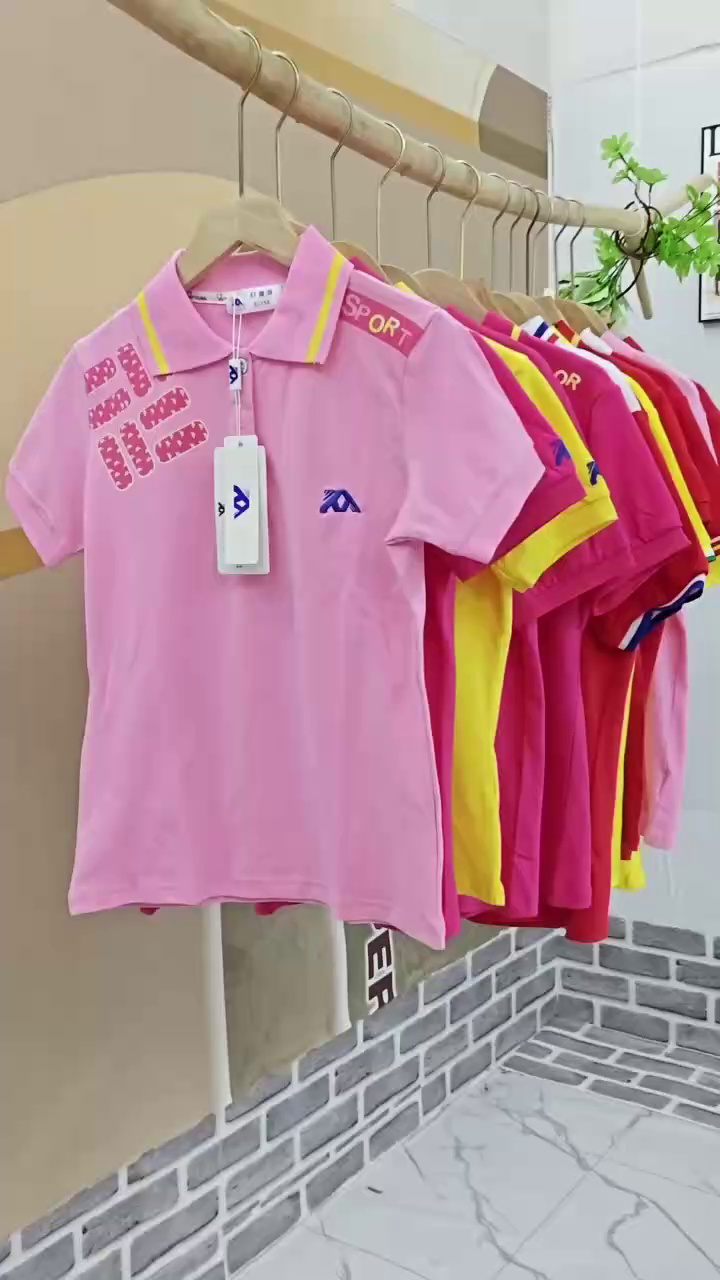 Over 20,000 Pieces Women's Cotton Polo Shirts Bulk Wholesale Stock, Sizes S-6XL - Image 1