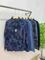 Original Designer Brand Men's Denim Shirt Jackets - Total 1436 Pieces Bulk Stock Wholesale - Image 3