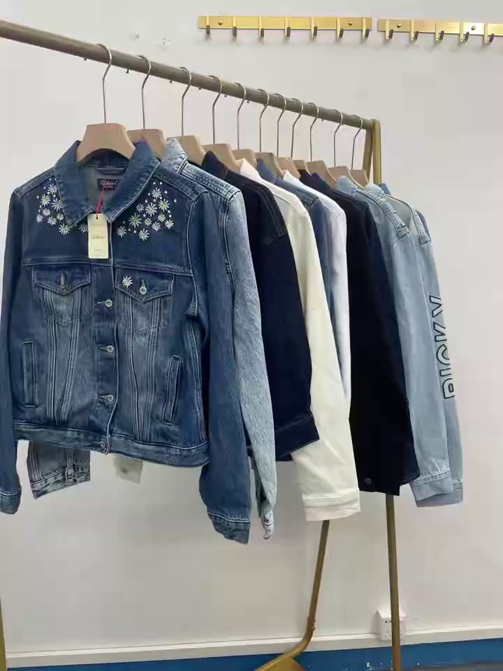 98 Pcs High Quality Men & Women Denim Outerwear Jackets Bulk Stock Wholesale Clearance - Image 1