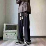 Clearance Stock Men's American Trendy Loose Wide-leg Straight Sweatpants | Bulk Wholesale Export 454pcs Sizes M-4XL - Image 1