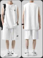 Trendy New Men's Summer 2-piece Short Set | Bulk Stock Clothing Wholesale Export - Image 1