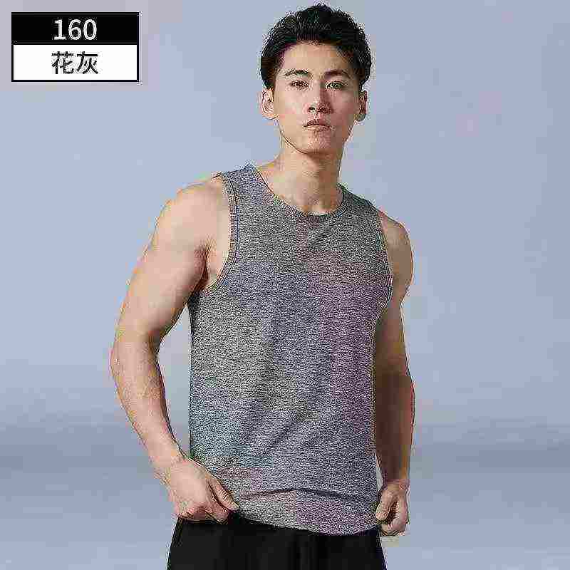 Heavyweight American Style Men's Ice Silk Quick Dry Mesh Workout Sleeveless Tank Top, 3 Colors Sizes M-3XL Bulk Stock Wholesale - Image 1