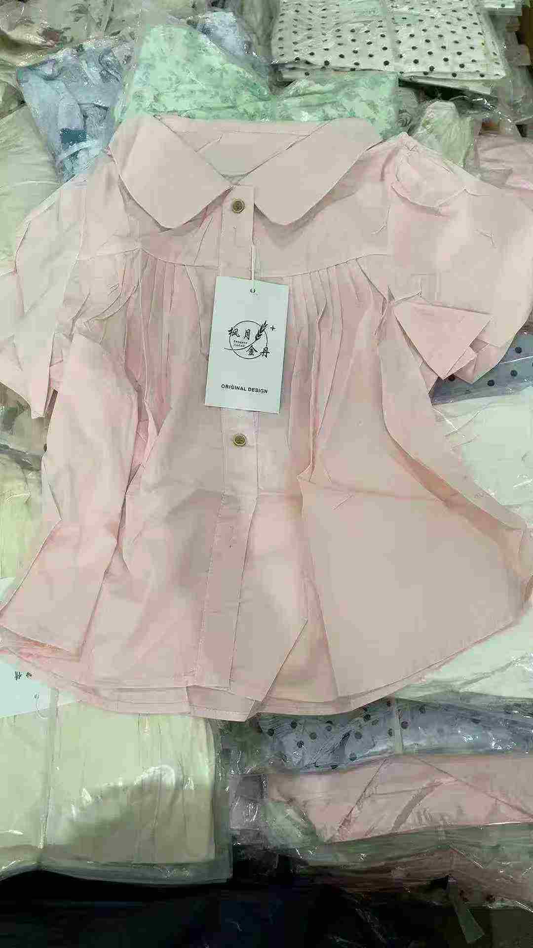 4300 Pcs New Trendy Short Sleeve Chiffon Women Tops Chinese Clothing Stock Clearance Wholesale - Image 1