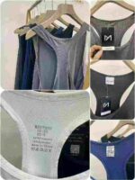 1351 Pcs Branded High Quality Sports Yoga Tank Tops Bulk Clearance Wholesale Stock - Image 1