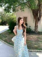 Bulk Wholesale 104 Pcs French Style Floral Adjustable Strap Slip Dresses Clothing Stock Lot - Image 1