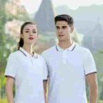 Clearance Price 9.5 CNY Unisex Plain Ice Silk Cotton Polo Shirts Bulk Stock Wholesale Export - Image 1