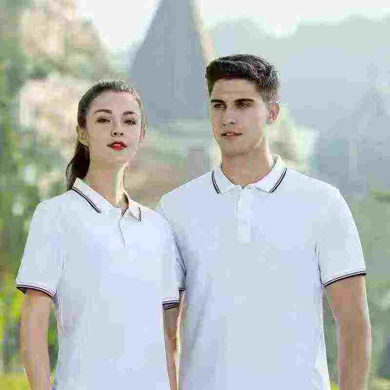 Clearance Price 9.5 CNY Unisex Plain Ice Silk Cotton Polo Shirts Bulk Stock Wholesale Export - Image 1