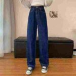 New Style Loose Versatile Slimming High Waisted Narrow Straight Leg Women Pants Bulk Stock Clearance Wholesale - Image 1