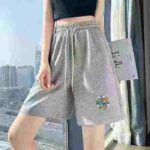 Summer Loose Wide-Leg Candy Color 5-Inch Casual Sports Shorts Chinese Clothing Stock Lots Bulk Wholesale - Image 1
