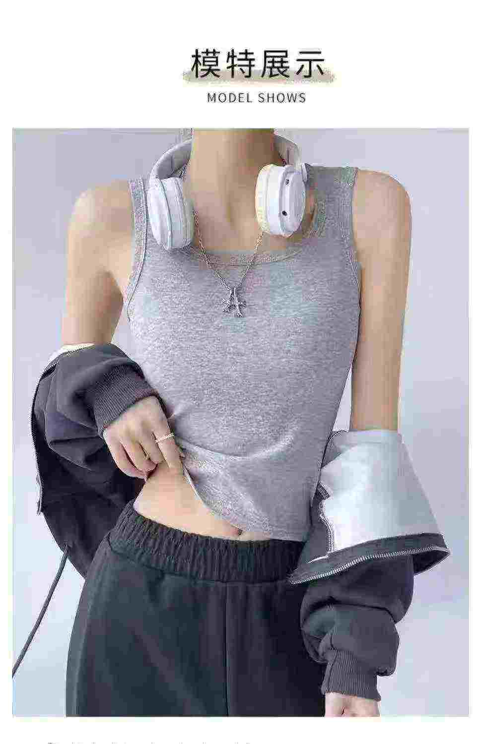 Bulk American Style Wide Shoulder Tank Tops (Total 2073 Pcs) Stock Wholesale For Export - Image 1