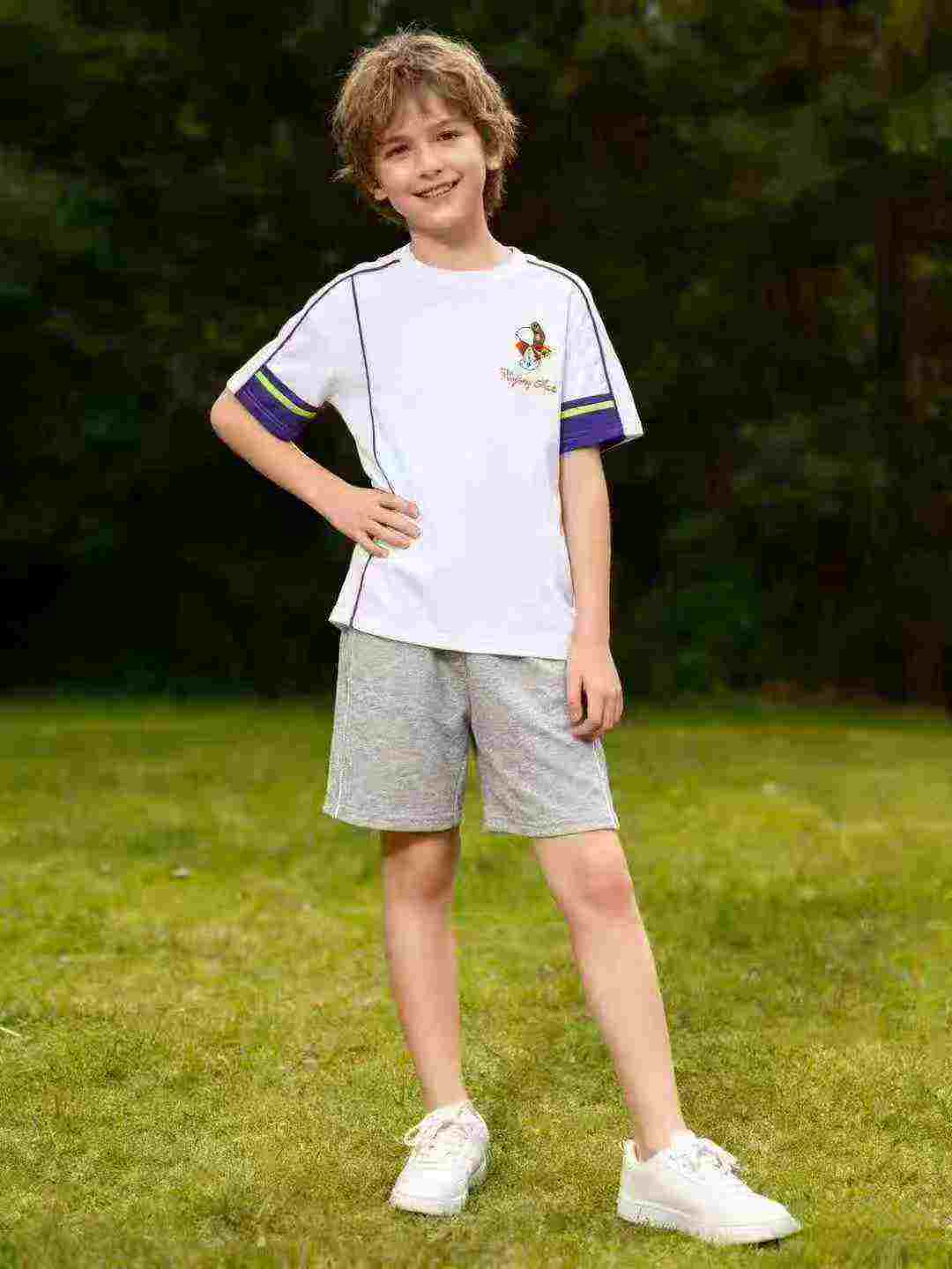 Wholesale Bulk Branded Kids Summer T-Shirts Chinese Clothing Stock Lots - Image 1