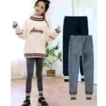 Branded Middle & Big Girls Long Pants | Fleece & Non-Fleece | Chinese Stock Clothing Wholesale Export - Image 9