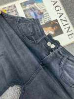 New Spring/Summer High Stretch Washed Cotton Straight Cigarette Jeans Sizes 26-32, 270 Pieces Bulk Stock Wholesale - Image 4