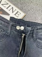 New Spring/Summer High Stretch Washed Cotton Straight Cigarette Jeans Sizes 26-32, 270 Pieces Bulk Stock Wholesale - Image 3