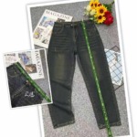 Spring Summer Vintage Retro Half Elastic Waist Plus Size Harem Dad Jeans, XS-4XL, Approximately 370 Pieces Bulk Stock - Image 5