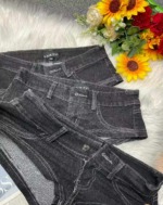 Summer New Sexy Club High Stretch Triangle Denim Micro Shorts, Approx 200 Pieces Bulk Clearance Wholesale - Image 2