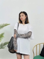 Spring Summer New Design Patchwork Paisley Sleeve Fake Two Piece Loose Oversized One Size Knit Tops, 260 Pieces - Image 8