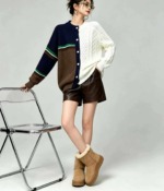 92 Pieces Fall Winter Vintage Colorblock Twisted Lazy Style Sweater Cardigan Coat Stock - Image 5