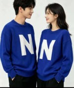 Clearance Stock Unisex Oversized Klein Blue Retro Lazy Autumn Winter Sweater, Around 70 Pieces - Image 3