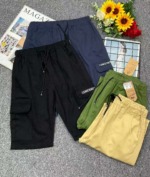 170 Pieces New Summer Retro Washed Cotton Multi-pocket Cargo Casual Shorts Stock Clearance Wholesale - Image 8