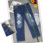 New Spring Summer Ripped Design Loose Trendy Men's Jeans, Approx 390 Pieces, Bulk Wholesale Stock Clearance - Image 1