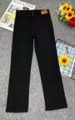 650pcs New Spring Summer High Waist Slim Stretch Narrow Straight Cigarette Denim Jeans Bulk Stock Wholesale - Image 1