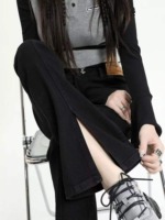 650pcs New Spring Summer High Waist Slim Stretch Narrow Straight Cigarette Denim Jeans Bulk Stock Wholesale - Image 8