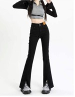 650pcs New Spring Summer High Waist Slim Stretch Narrow Straight Cigarette Denim Jeans Bulk Stock Wholesale - Image 6