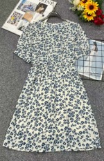 New Summer Vintage Floral Dresses, Approximately 160 Pieces, Bulk Stock Clearance Wholesale - Image 9