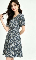 New Summer Vintage Floral Dresses, Approximately 160 Pieces, Bulk Stock Clearance Wholesale - Image 6