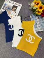 Summer New Chic One-shoulder Knit Short Sleeve T-shirt, Around 150 Pieces, Wholesale Clothing Stock Lot - Image 9