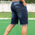New Summer Original Brand American Style Loose Ripped Men's Denim Shorts, Approx 165 Pieces Stock Clearance Bulk Wholesale - Image 7
