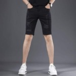 Summer New Arrival Men's High Stretch American Style Branded Original Denim Shorts, Around 260 Pieces, Sizes S-3XL - Image 4