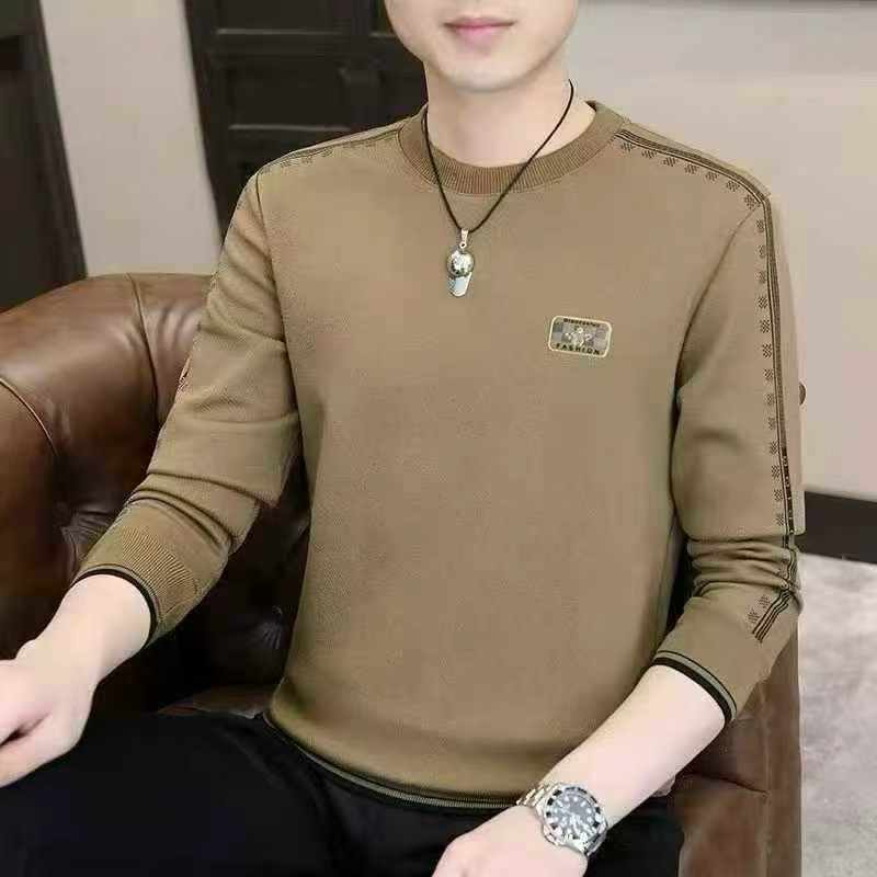 Full Clear Wholesale Bulk Men's Crewneck Long Sleeve Loose Sweatshirt - 522 Pieces Total - Image 1