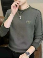 Full Clear Wholesale Bulk Men's Crewneck Long Sleeve Loose Sweatshirt - 522 Pieces Total - Image 9