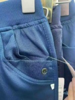 815 Pcs Women's Embroidered Casual Sports Capri Pants, Inner Drawstring Side Pockets, Individually Packed With Hangtags - Image 4
