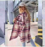Clearance Stock Mid-length Plaid Shirt Jacket, Approx 130 Pieces Sizes S-2XL - Image 7