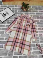Clearance Stock Mid-length Plaid Shirt Jacket, Approx 130 Pieces Sizes S-2XL - Image 5
