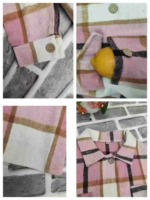 Clearance Stock Mid-length Plaid Shirt Jacket, Approx 130 Pieces Sizes S-2XL - Image 4