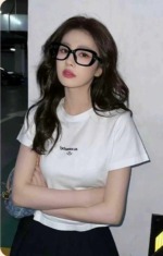 200PCS Bulk Clearance Women's Summer Ribbed Embroidered Slim Fit High Elastic Short Sleeve T-Shirts - Image 1