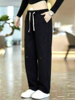 335 Pieces Spring Summer Designed Distressed French Terry Sweatpants Unisex Casual Pants, S-3XL, Individual Packing With Tag - Image 1
