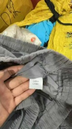 1380 Pieces Linen Cotton Cropped Pants With Zipper, Individual Packing - Image 2