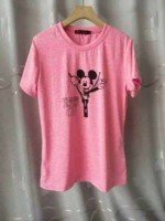 Cartoon Creative Mickey Women's Short Sleeve T-Shirt Summer Casual Tops S-XL, Around 6800 Pieces Total, 10 Pieces Per Pack - Image 3