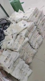 Clearance Stock: 925 Pieces Fresh Floral Ice Silk Button Short Sleeve Crop Tops, Mixed Sizes, Individual Packing - Image 2