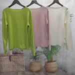 Clearance Bulk Women's Ribbed Casual Crew Neck Long Sleeve T-Shirts, Sizes M-3XL, 124 Pieces, Independent Packaging With Hang Tags - Image 4