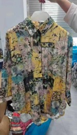 2467 Pieces Women's Middle-Aged Blouses & Sun Protection Shirts, Sizes 3-5-7 Bulk Stock Wholesale - Image 9