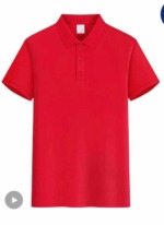 Around 650 Pieces Men's 95% Cotton Collared Short Sleeve T-Shirts, Individual Packaging, Bulk Clearance 8.9 CNY Per Piece - Image 1