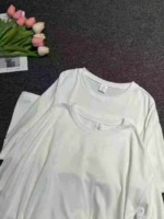 22000 Pieces Summer Brushed Milk Silk Plain White Unisex Short Sleeve T-Shirts Stock Lot - Image 6